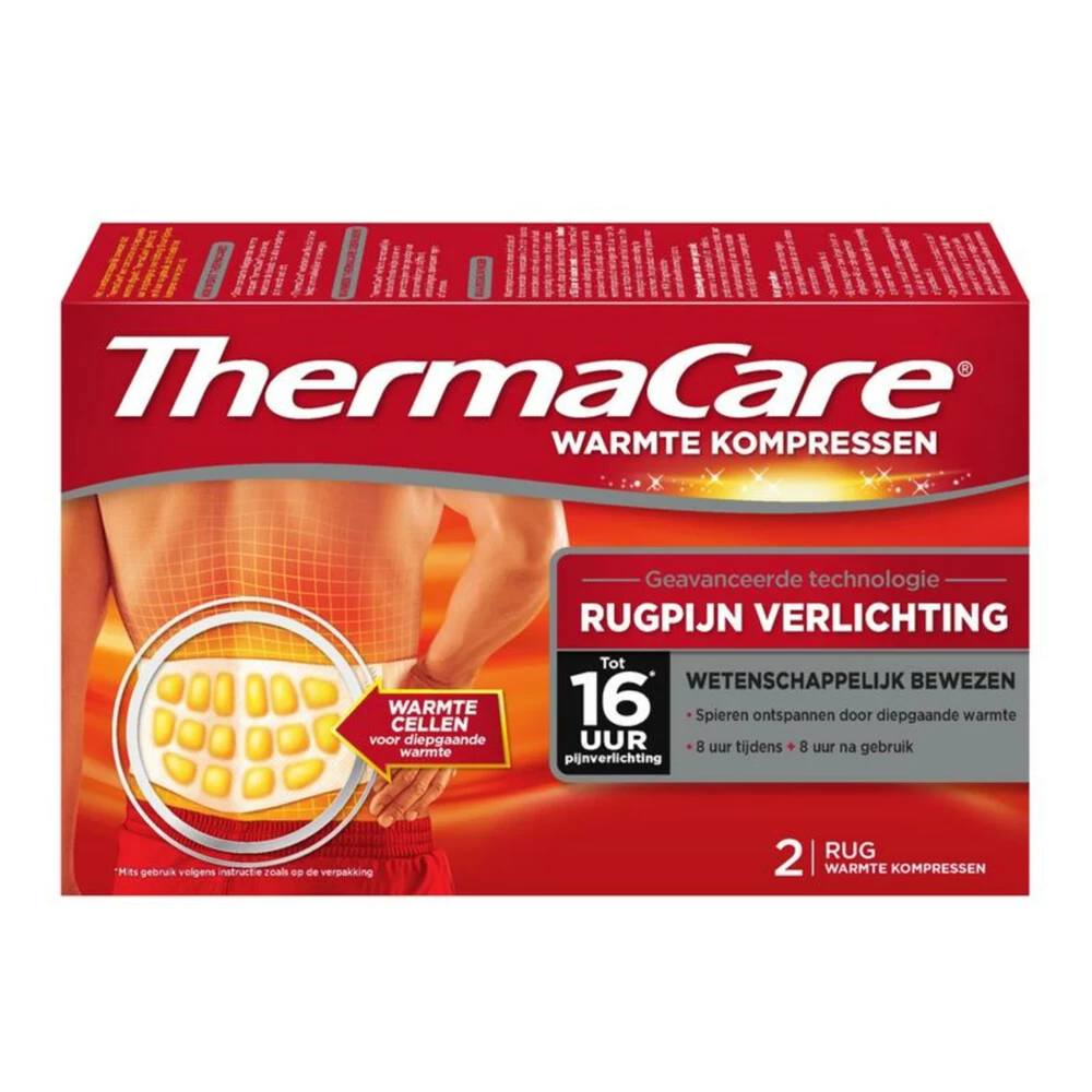 2x Thermacare Rugpijnen 1 2x Thermacare Rugpijnen