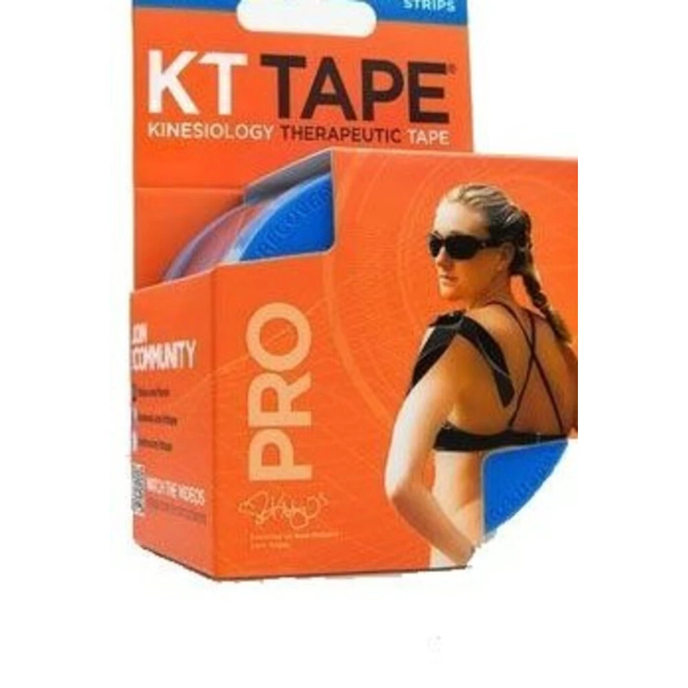 KT Tape Pro Strips Blauw Rol 1 KT Tape Pro Strips Blauw Rol