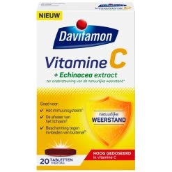 2x Davitamon Vitamine C + Echinacea