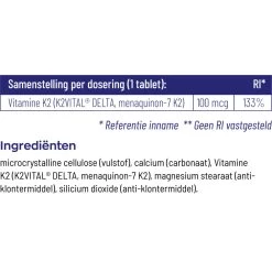 Vitakruid Vitamine K2 100 Mcg -Gezondheidsproducten Winkel 1023938 4