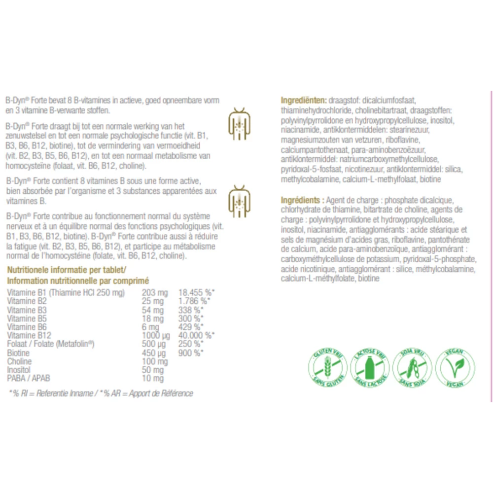 Metagenics B-Dyn Forte 2 Metagenics B-Dyn Forte - Afbeelding 2