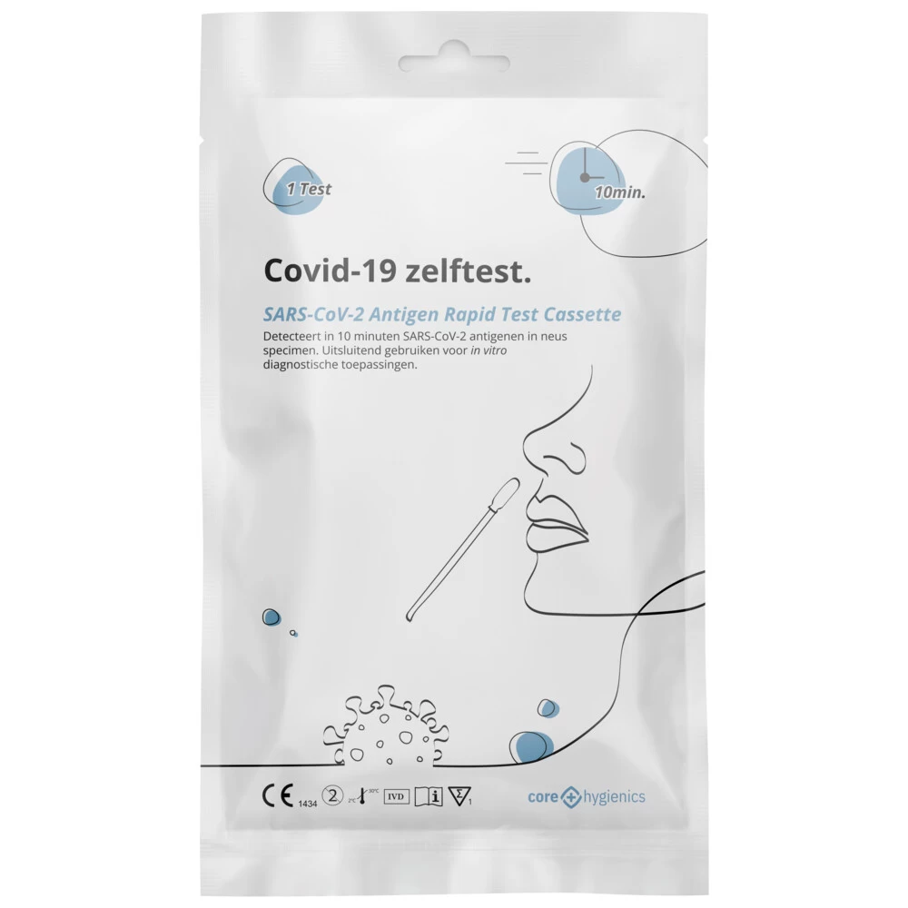 3x Coretest COVID-19 Zelftest 1 3x Coretest COVID-19 Zelftest