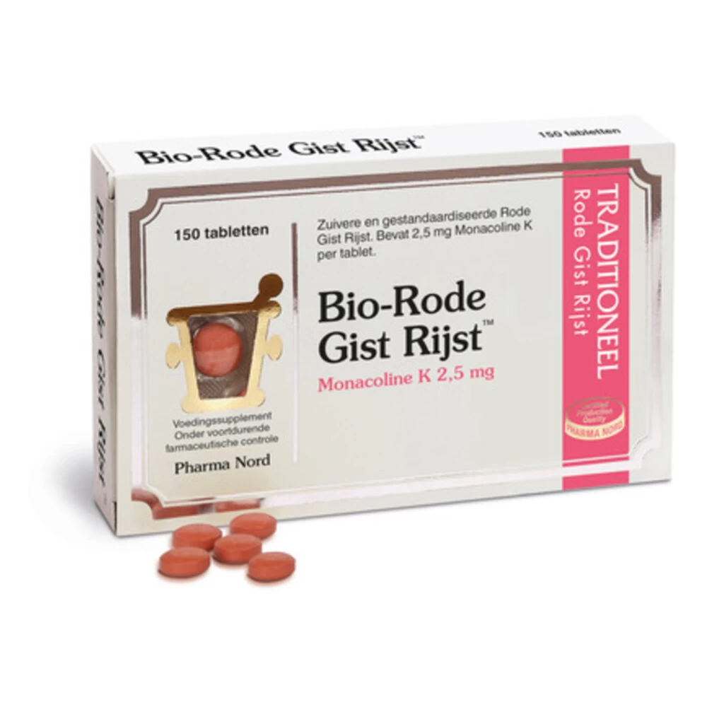 Pharma Nord Bio-Rode Gist Rijst 1 Pharma Nord Bio-Rode Gist Rijst