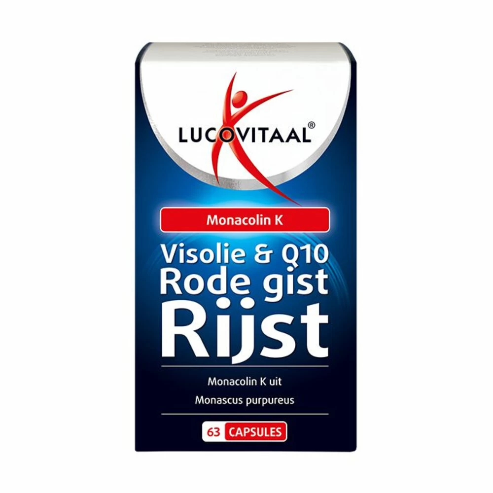 Lucovitaal Rode Gist Rijst Met Visolie En Q10 1 Lucovitaal Rode Gist Rijst Met Visolie En Q10