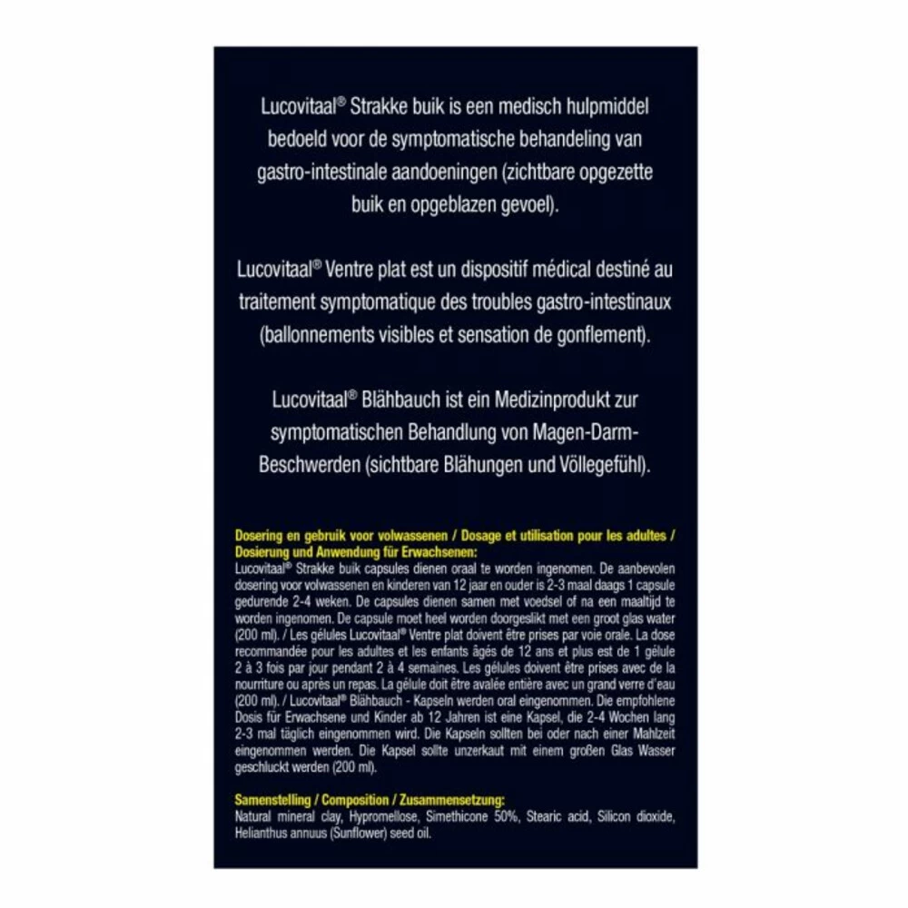 3x Lucovitaal Strakke Buik 2 3x Lucovitaal Strakke Buik - Afbeelding 2