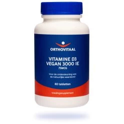 Orthovitaal Vegan Vitamine D3 3000 IE