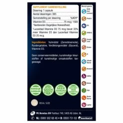 3x Lucovitaal Vitamine D3 D3 75mcg (3000IE) Forte -Gezondheidsproducten Winkel 1067595 3