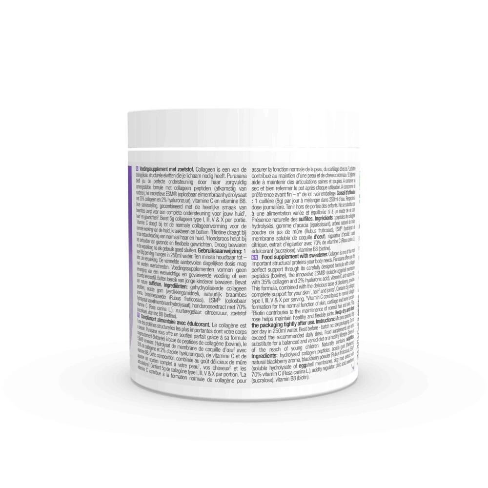 Purasana Collageen Zwarte Bes 2 Purasana Collageen Zwarte Bes - Afbeelding 2