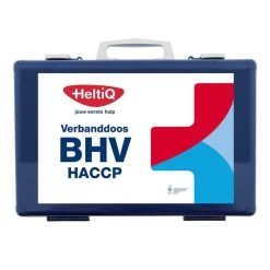 HeltiQ BHV Verbanddoos Modulair HACCP Blauw