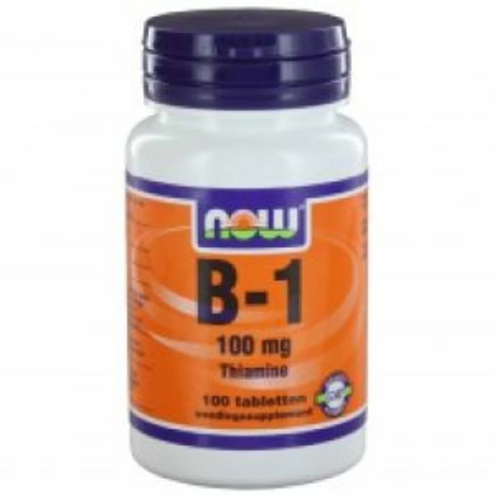 NOW Vitamine B1 100mg 1 NOW Vitamine B1 100mg