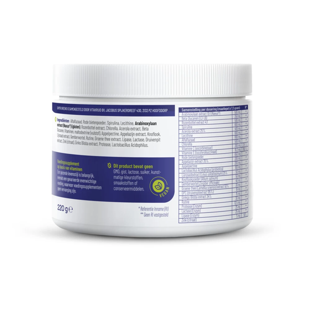 Vitakruid Super Greens 3 Vitakruid Super Greens - Afbeelding 3