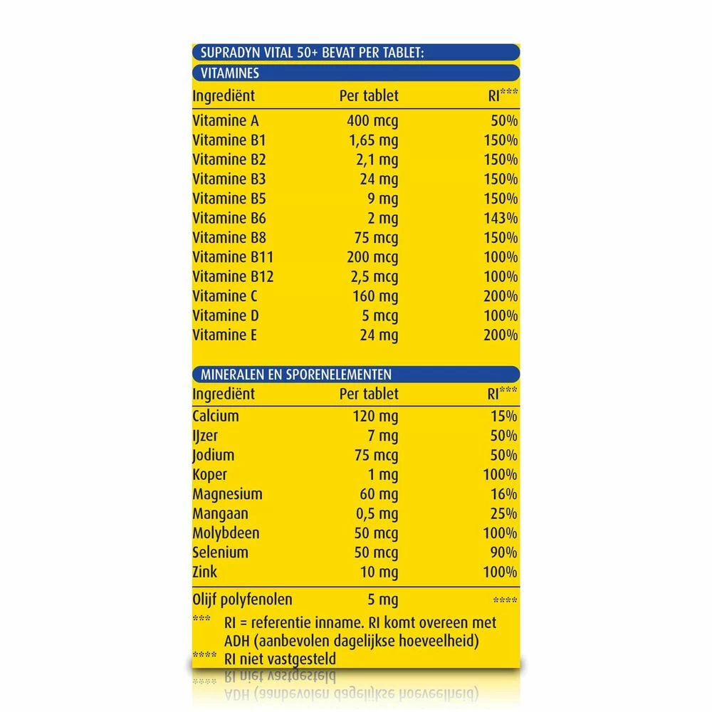 Supradyn Vital 50+ 6 Supradyn Vital 50+ - Afbeelding 6