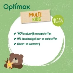 Optimax Kinder Multivitamine Vanille -Gezondheidsproducten Winkel 740312 3