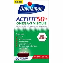 Davitamon Actifit 50+ Omega-3 Visolie