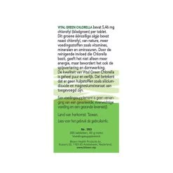 Bloem Vital Green Chlorella 7 Bloem Vital Green Chlorella -Gezondheidsproducten Winkel 979551 4