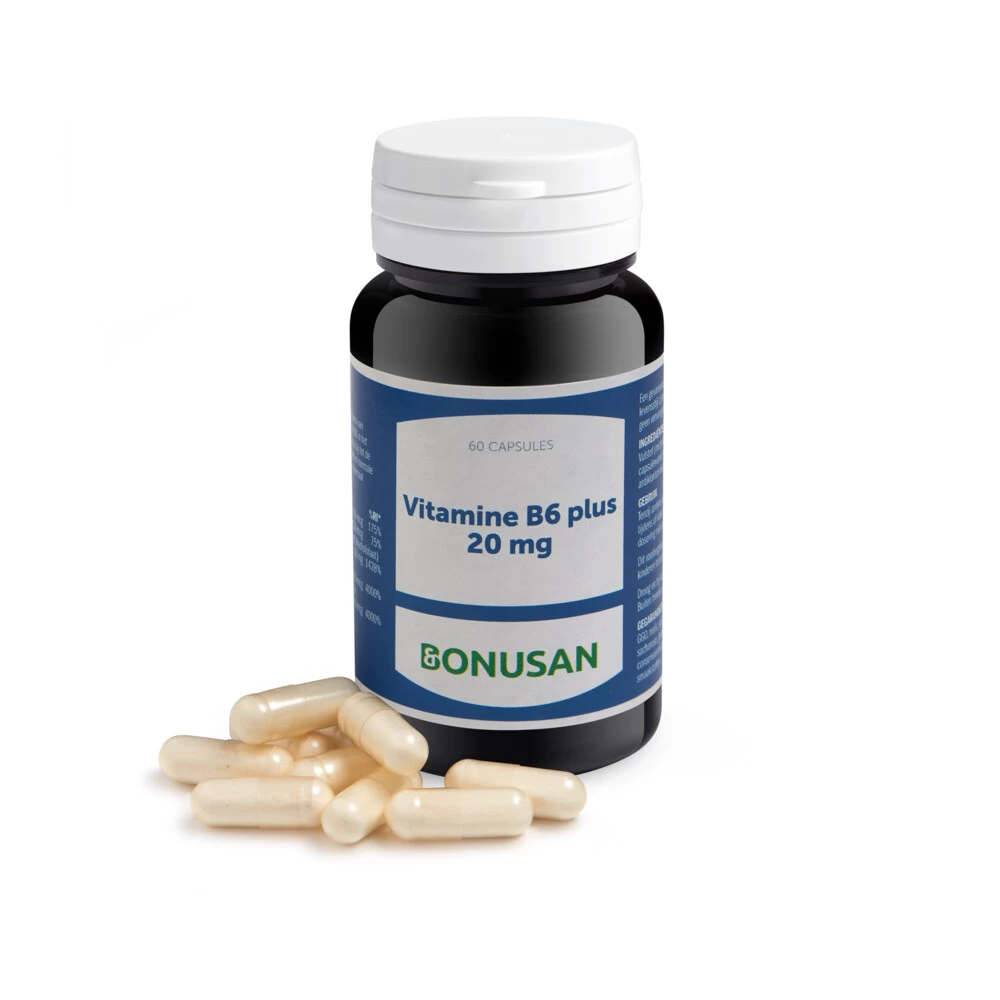 Bonusan Vitamine B6 Plus 20mg 2 Bonusan Vitamine B6 Plus 20mg - Afbeelding 2
