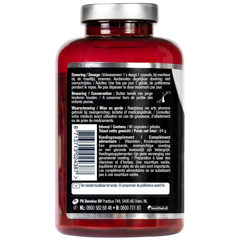 Lucovitaal Super Kurkuma X-tra Krachtig 4 Lucovitaal Super Kurkuma X-tra Krachtig - Afbeelding 4