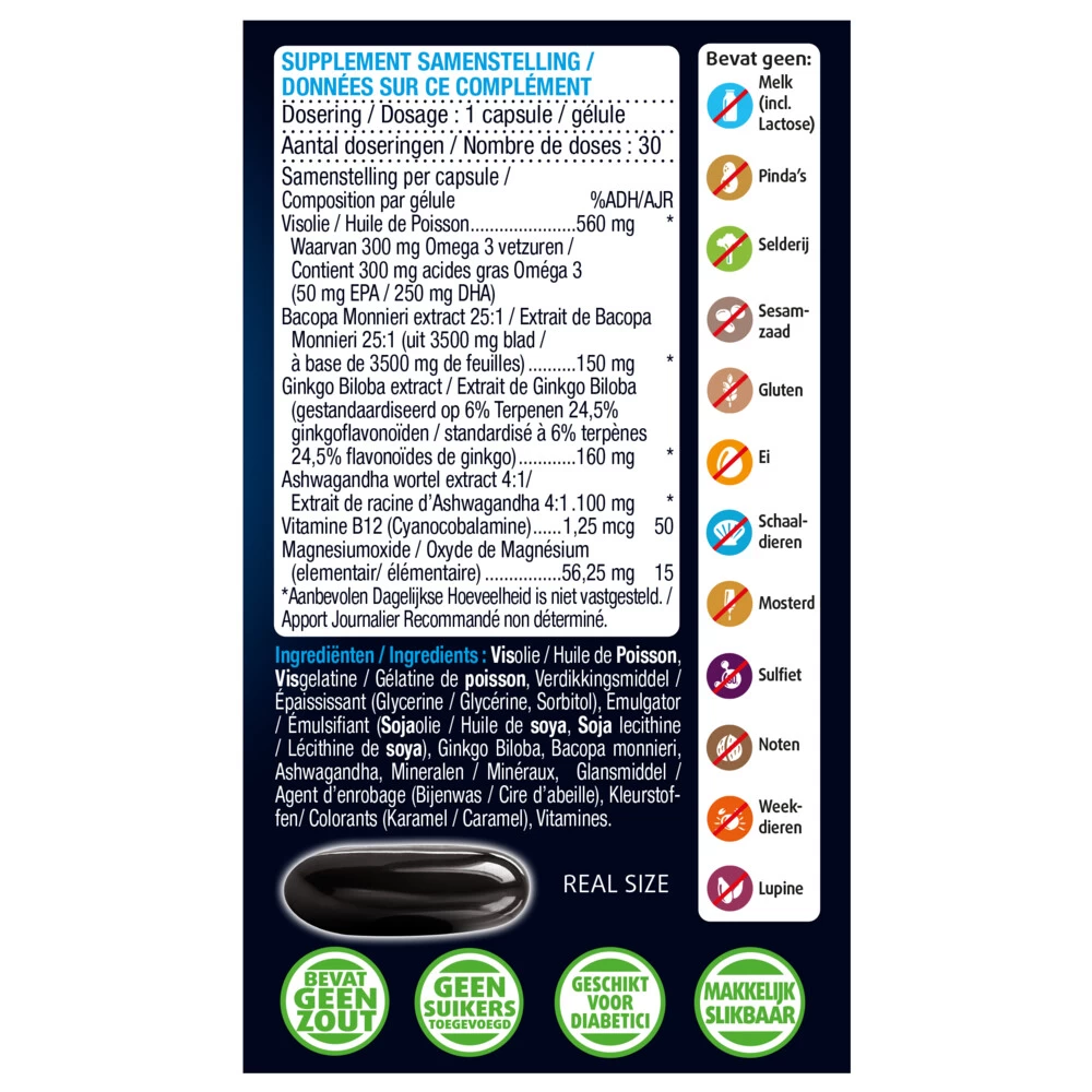 Lucovitaal Geheugen & Concentratie 3 Lucovitaal Geheugen & Concentratie - Afbeelding 3